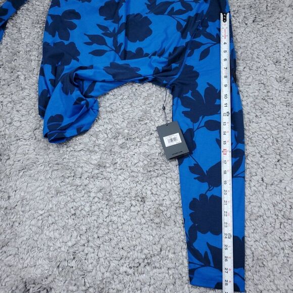 G/FORE Men’s Tonal Floral Luxe Quarter Zip Golf Pullover Blue Mid Layer Size XL - Picture 6 of 8